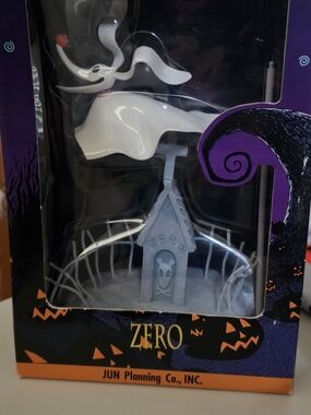 Zero Figurine from The Nightmare Before Christmas - White